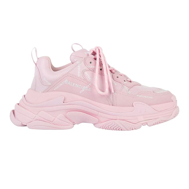 Balenciaga All Over Logo Triple S Pink White 536737W2FA15090 - 1