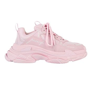 Balenciaga All Over Logo Triple S Pink White 536737W2FA15090