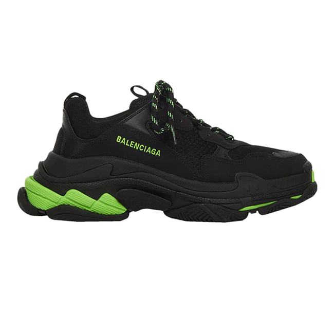 Balenciaga Triple S Black Fluo Green 536737W3BK11035 - 1