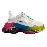 Balenciaga Triple S Clear Sole Rainbow 544351 W09E1 1895 - 1