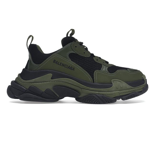 Balenciaga Triple S Dark Green Black 536737W2CA11033 - 1