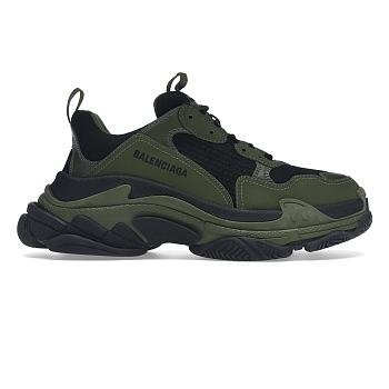 Balenciaga Triple S Dark Green Black 536737W2CA11033