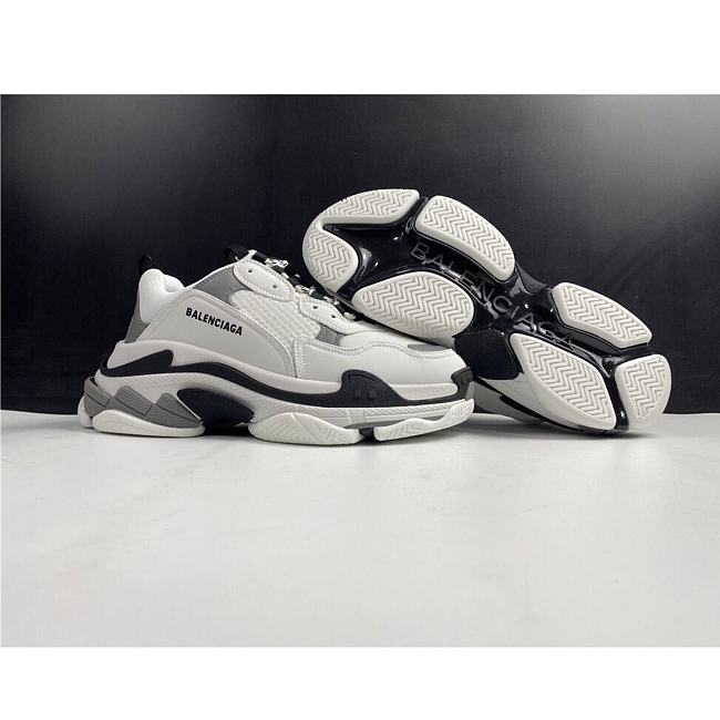 Balenciaga Triple S Open Sneakers Grey  536737 W0901 9089 - 1