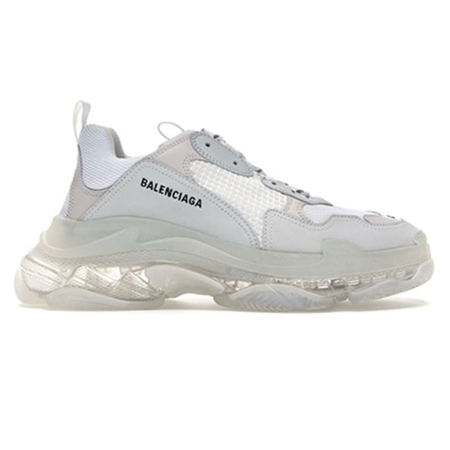 Balenciaga Triple S Trainer 'Clear Sole' White No 541624 W09E1 9000 - 1