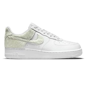 Nike Air Force 1 Low White Pony Hair Heel DM9088-001