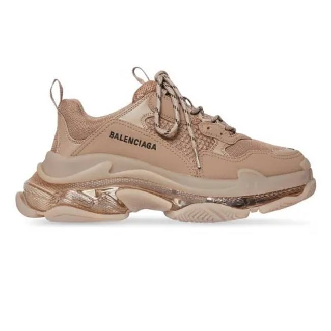 Balenciaga Triple S Clear Sole Trainers in Brown 541624W2GA12510 - 1