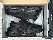 Balenciaga Triple S Nylon Sneaker Black 710157 W3CU1 1000 - 2