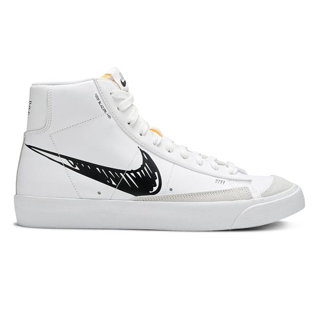 Nike Blazer Mid 77 Sketch White Black CW7580-101 - 1