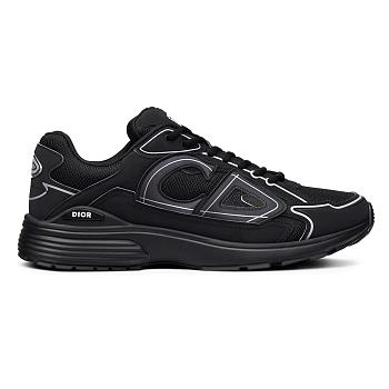 Dior B30 Sneaker Black Mesh and Technical Fabric 3SN279ZRF_H900