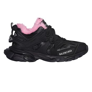 Balenciaga Track Fake Fur Black Pink (W) 668555W3CQ61050
