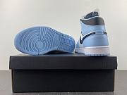 Air Jordan 1 Mid Ice Blue (GS) 555112-401 - 4