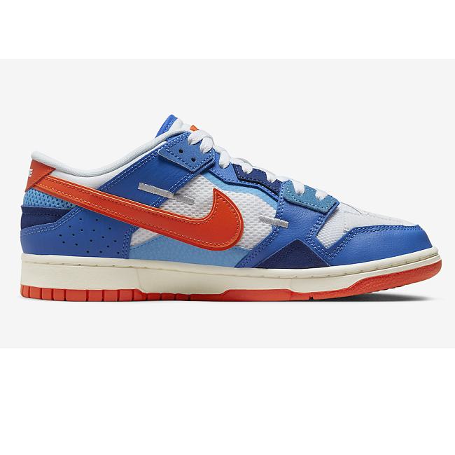 Nike Dunk Low Scrap Blue/Orange/White DM0128-100 - 1