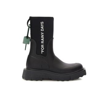 Off-White Sponge logo-print rain boots OWIE016F22MAT0011001