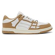 AMIRI Skel Top Low White Brown MFS003-281 - 1