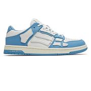 AMIRI Skel Top Low White Powder Blue - 1