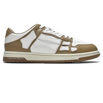 AMIRI Skel Top Low White Brown
