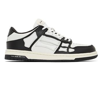 AMIRI Skel Top Low Black White PXMFS002