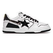 A Bathing Ape Bape SK8 Sta White Silver 001FWH801020_WHT_A - 1