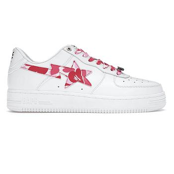 A Bathing Ape Bape Sta Low White ABC Camo Pink 1H20191045-PNK