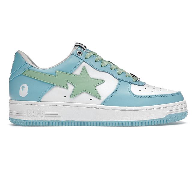 A Bathing Ape Bape Sta Pastel Blue 001FWH701005_SAX_A - 1