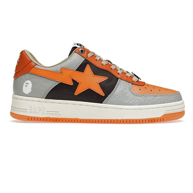A Bathing Ape Bape Sta Low Grey Orange 001FWH701002_ORG_A/1H70-291-002 - 1