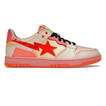 A Bathing Ape Bape SK8 Sta Orange 1I30-191-003