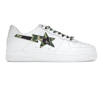 A Bathing Ape Bape Sta Low White ABC Camo Green (2021) 1H20191045-GRN
