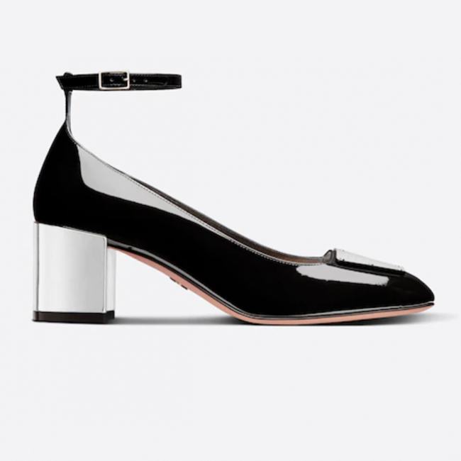 LA PARISIENNE DIOR PUMP Black Patent Calfskin KDP939PMI_S19X - 1