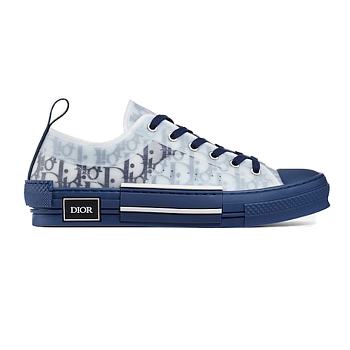 Dior B23 Low Top Blue Oblique 3SN249YNT_H565