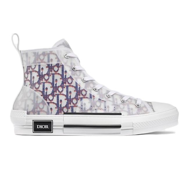 Dior B23 High Top Red Blue Oblique 3SH118YTG_H563 - 1