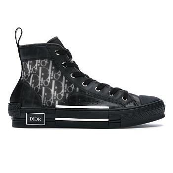 Dior B23 High Top Canvas Oblique Black 3SH118YJP_H960
