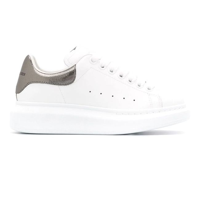 Alexander McQueen Oversized White Metallic 553770WHFBU9042 - 1