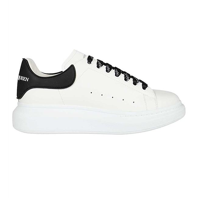 Alexander McQueen Oversized Sneaker White Black 625156WHXMT9034 - 1