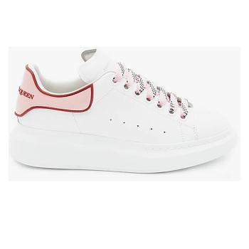 Alexander McQueen Oversized White Pink Carnelian Red 621056WHXMT9633