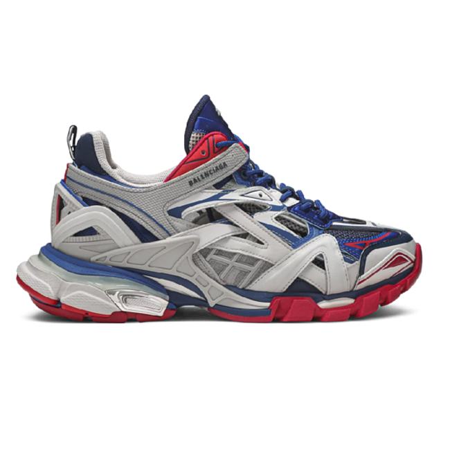 Balenciaga Track 2 Beige Blue Red 568614 W2GN2 8570 - 1