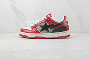 A Bathing Ape Bape SK8 Sta Red Grey 1I80-191-010/1I80-291-010 - 6