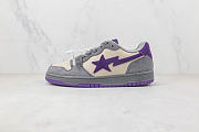 A Bathing Ape Court Sta Mist Grey Royal Purple 001FWG701032X - 3