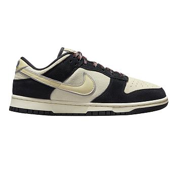 Nike Dunk Low LX Black Suede Team Gold (W) DV3054-001