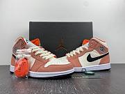 Air Jordan 1 Mid SE Orange Suede (GS) DV1336-800 - 5