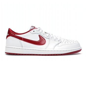 Air Jordan 1 Retro Low White Varsity Red 705329-101