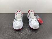 Air Jordan 1 Retro Low White Varsity Red 705329-101 - 3