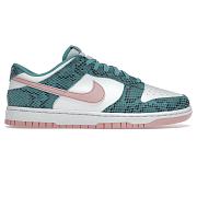 Nike Dunk Low Snakeskin Washed Teal Bleached Coral DR8577-300 - 1