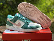 Nike Dunk Low Snakeskin Washed Teal Bleached Coral DR8577-300 - 6