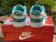 Nike Dunk Low Snakeskin Washed Teal Bleached Coral DR8577-300 - 4