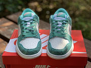 Nike Dunk Low Snakeskin Washed Teal Bleached Coral DR8577-300 - 3