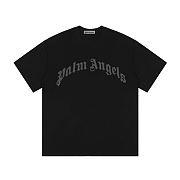 Palm Angels Men's Logo-print T-shirt Black - 2