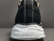 Maison Mihara Yasuhiro Peterson Low Canvas Black A01FW702 - 4