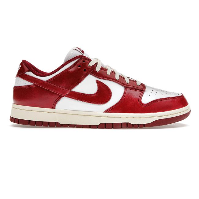 Nike Dunk Low PRM Vintage Team Red (Women's) FJ4555-100 - 1