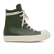 RICK OWENS SS23 EDFU SNEAKERS IN MOSS  - 1