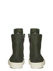 RICK OWENS SS23 EDFU SNEAKERS IN MOSS  - 4